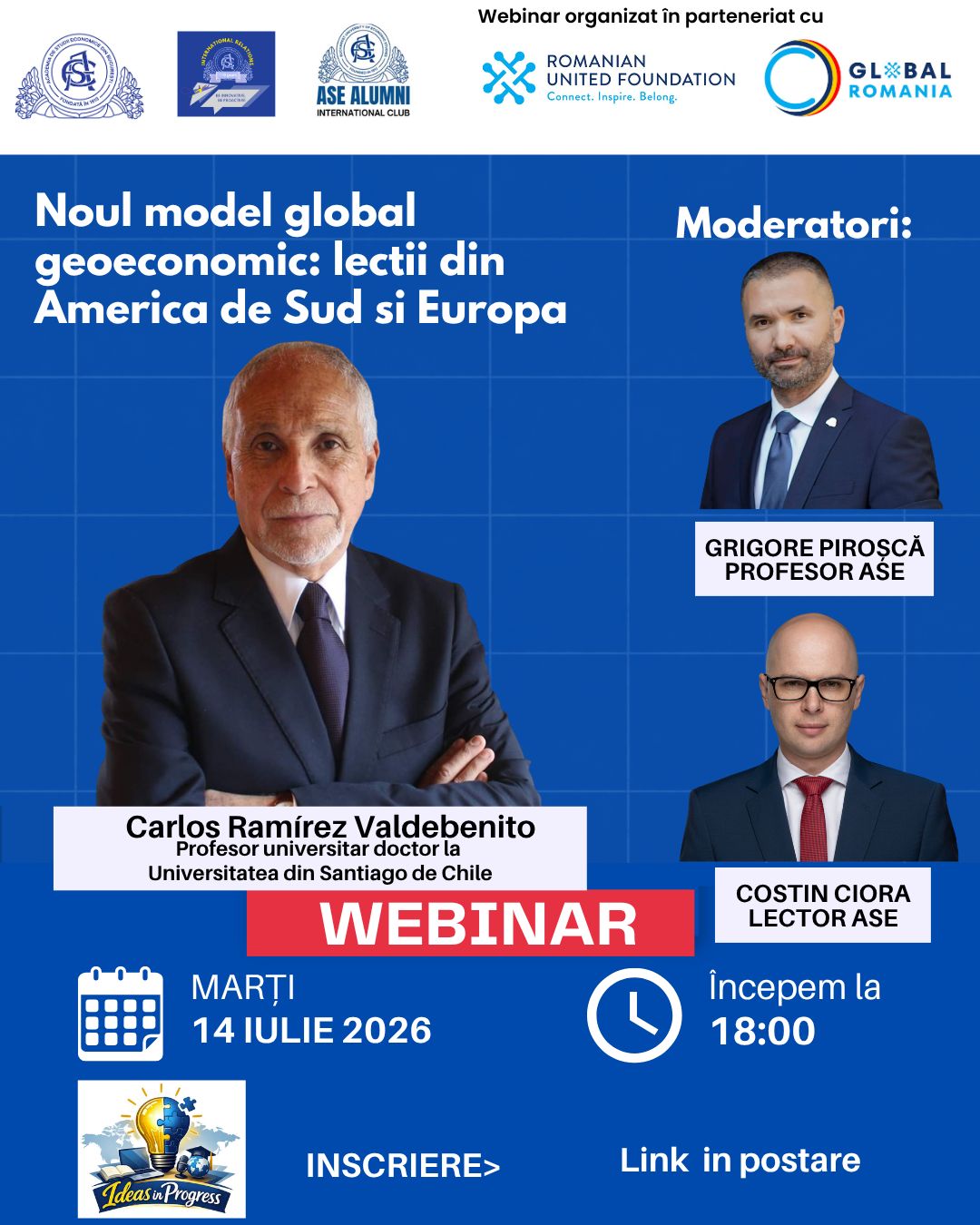 Webinar ASE Alumni - Noul model global geoeconomic